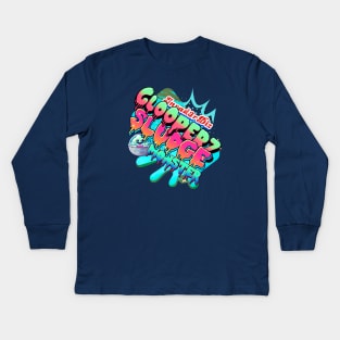 Invad3rDiz - Glooperz Sludge Monster Sticker Kids Long Sleeve T-Shirt